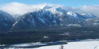 Macpherson from across the valley