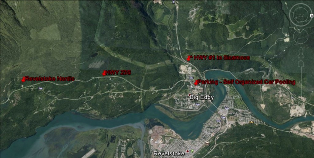 Revelstoke Nordic Location Map